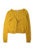 A Yellow Cardigans from Bonpoint in size 10Y for girl. (Front View)