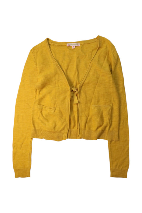 A Yellow Cardigans from Bonpoint in size 10Y for girl. (Front View)