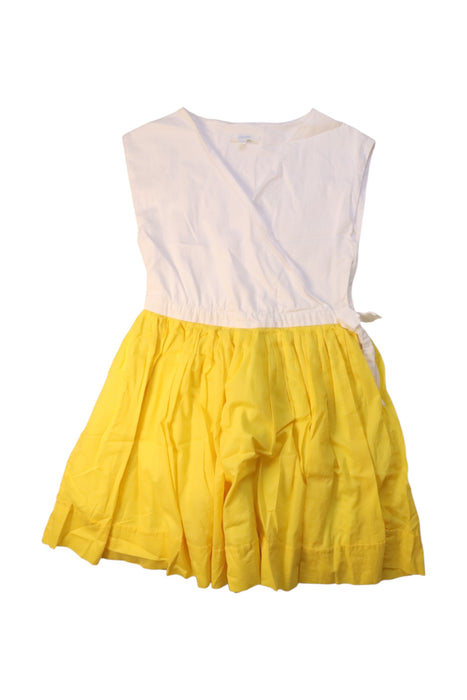 A White Sleeveless Dresses from Jacadi in size 10Y for girl. (Front View)