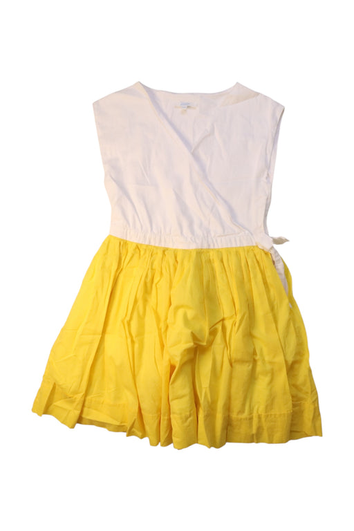 A White Sleeveless Dresses from Jacadi in size 10Y for girl. (Front View)