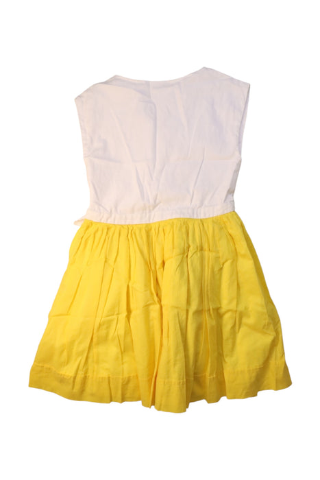 A White Sleeveless Dresses from Jacadi in size 10Y for girl. (Back View)