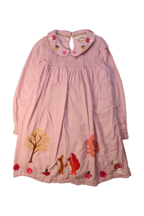 A Pink Long Sleeve Dresses from Boden in size 7Y for girl. (Front View)