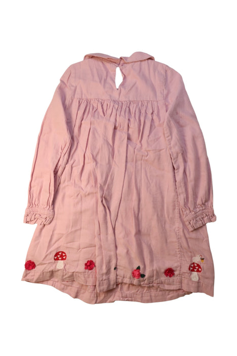 A Pink Long Sleeve Dresses from Boden in size 7Y for girl. (Back View)