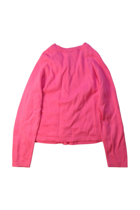 A Pink Cardigans from Jacadi in size 6T for girl. (Back View)