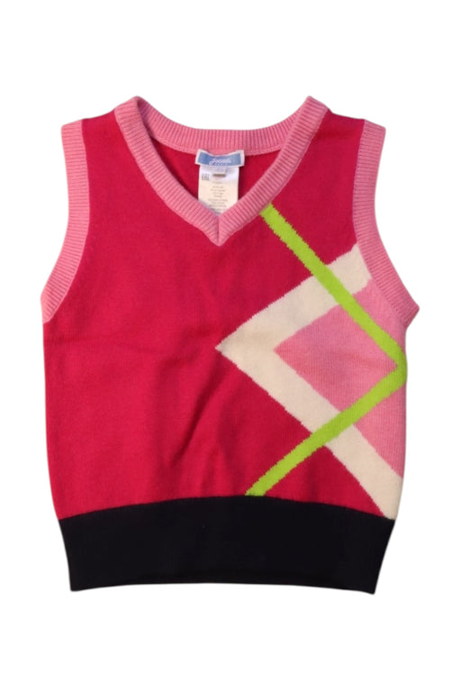 A Multicolour Sweater Vests from Jacadi in size 6T for girl. (Front View)