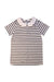 A Navy Short Sleeve Tops from Jacadi in size 8Y for girl. (Front View)