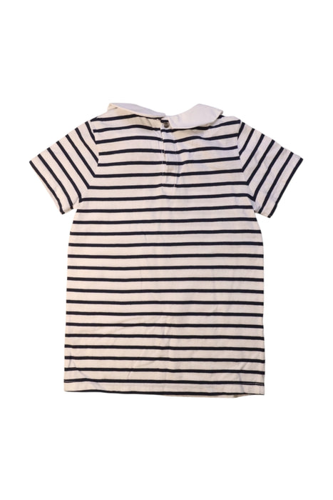 A Navy Short Sleeve Tops from Jacadi in size 8Y for girl. (Back View)