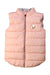 A Pink Outerwear Vests from Hux in size 6T for girl. (Back View)