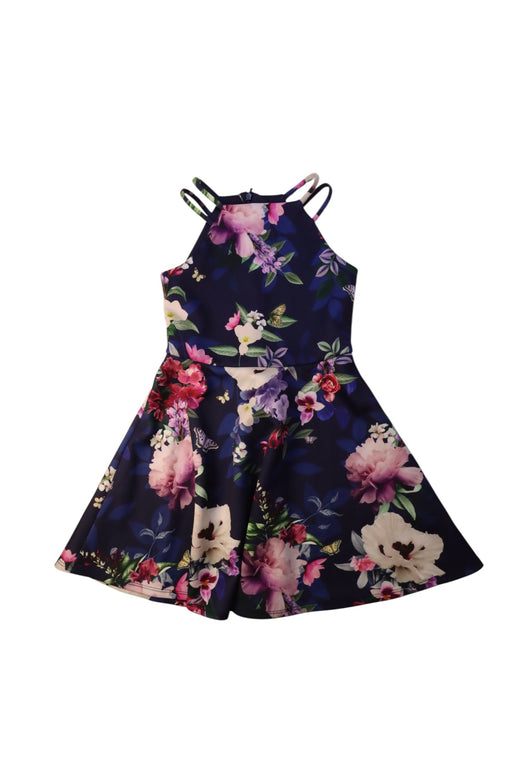 A Multicolour Sleeveless Dresses from Lipsy London in size 7Y for girl. (Front View)