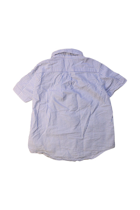 A Blue Short Sleeve Shirts from Polo Ralph Lauren in size 4T for boy. (Back View)