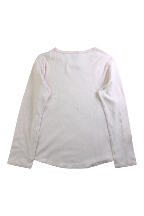 A White Long Sleeve Tops from Petit Bateau in size 8Y for girl. (Back View)