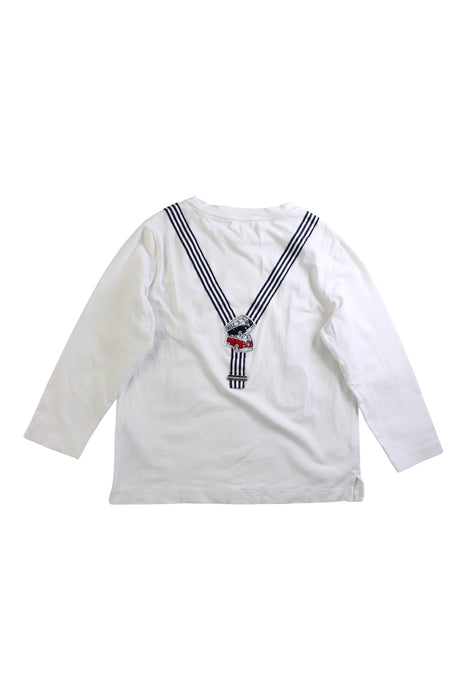 A White Long Sleeve Tops from Nicholas & Bears in size 4T for boy. (Back View)