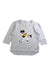 A Grey Long Sleeve Tops from UNITED ARROWS green label relaxing in size 7Y for girl. (Front View)