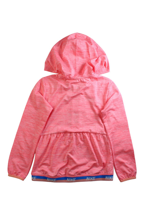 A Pink Lightweight Jackets from Nike in size 6T for girl. (Back View)
