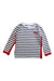 A White Long Sleeve T Shirts from Jacadi in size 6T for boy. (Front View)