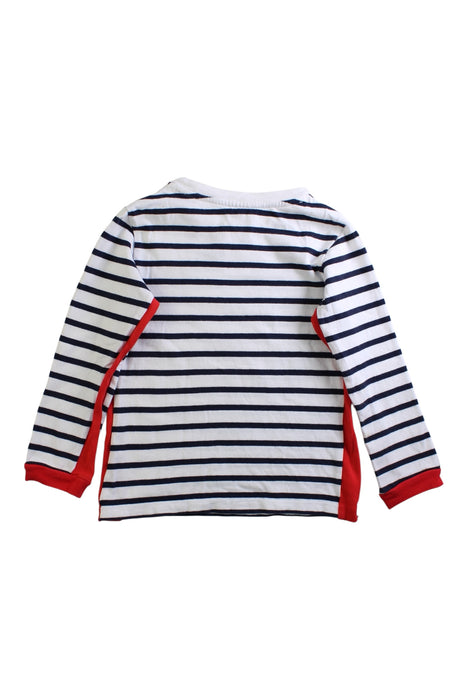 A White Long Sleeve T Shirts from Jacadi in size 6T for boy. (Back View)