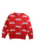 A Red Crewneck Sweatshirts from Jacadi in size 6T for boy. (Front View)