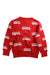 A Red Crewneck Sweatshirts from Jacadi in size 6T for boy. (Back View)