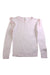 A Pink Long Sleeve Tops from Seed in size 6T for girl. (Front View)