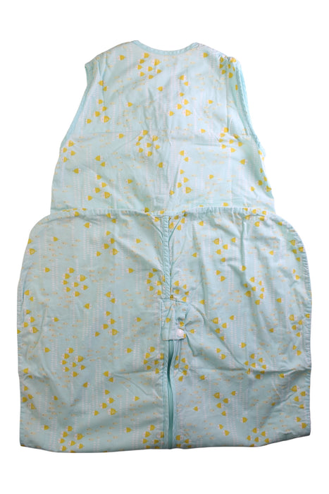 A Blue Sleepsacs from Grobag in size 3T for neutral. (Back View)