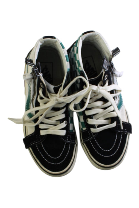 A Multicolour Sneakers from Vans in size 11Y for boy. (Back View)