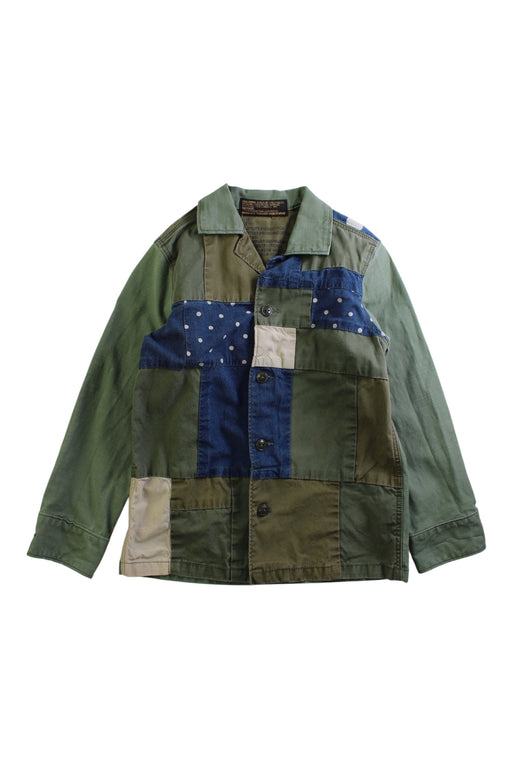 A Multicolour Lightweight Jackets from Denim Dungaree in size 5T for boy. (Front View)