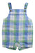 A Multicolour Overall Shorts from Janie & Jack in size 0-3M for boy. (Front View)