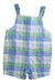 A Multicolour Overall Shorts from Janie & Jack in size 0-3M for boy. (Back View)