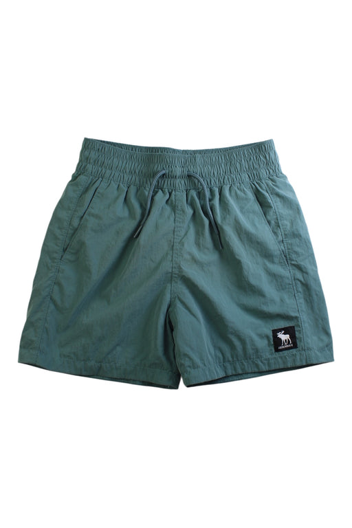 A Green Shorts from Abercrombie & Fitch in size 7Y for boy. (Front View)