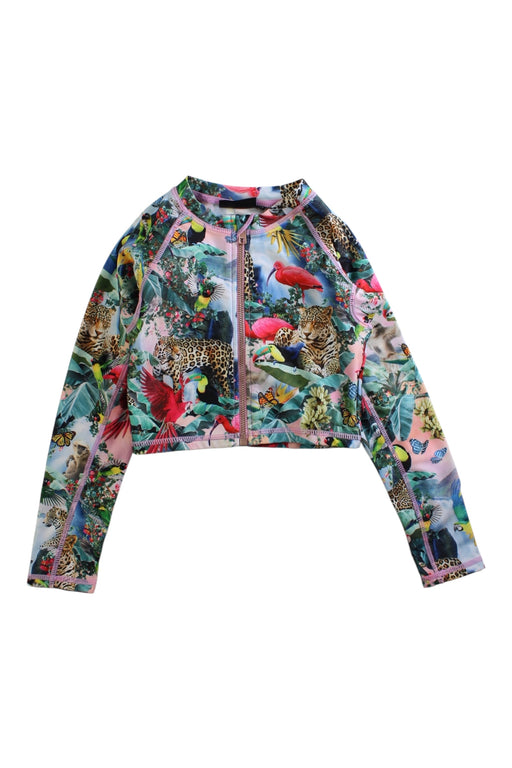 A Multicolour Rash Guards from Molo in size 5T for girl. (Front View)