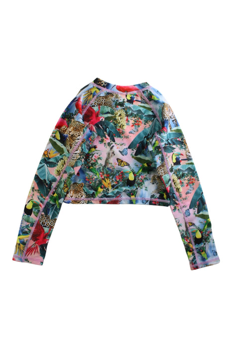 A Multicolour Rash Guards from Molo in size 5T for girl. (Back View)