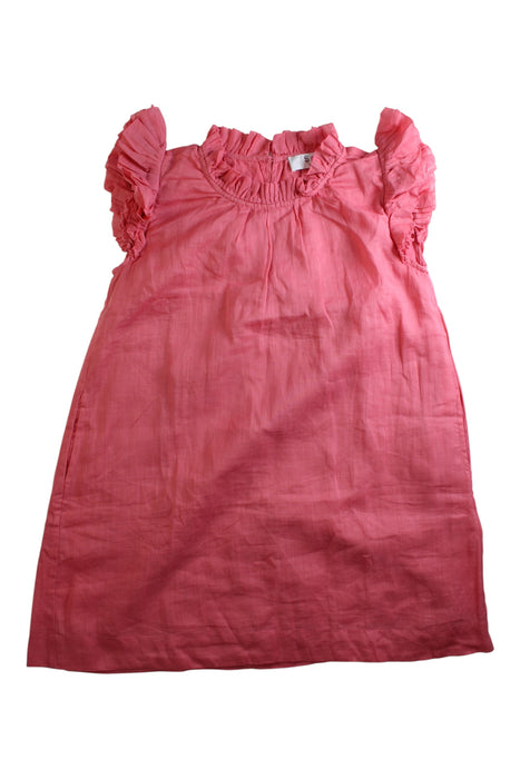 A Pink Sleeveless Dresses from Sea New York in size 5T for girl. (Front View)