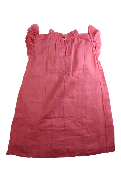 A Pink Sleeveless Dresses from Sea New York in size 5T for girl. (Back View)
