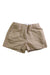 A Beige Shorts from Crewcuts in size 6T for girl. (Front View)