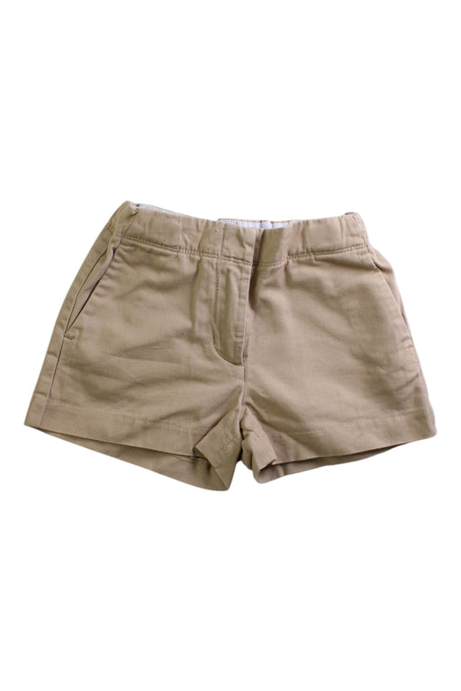 A Beige Shorts from Crewcuts in size 6T for girl. (Front View)