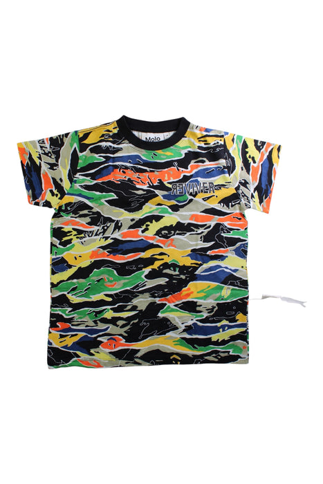 A Multicolour Short Sleeve T Shirts from Molo in size 8Y for boy. (Front View)