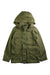 A Green Lightweight Jackets from Crewcuts in size 6T for girl. (Front View)