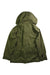 A Green Lightweight Jackets from Crewcuts in size 6T for girl. (Back View)