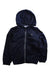 A Navy Rain Jackets from Petit Bateau in size 6T for neutral. (Back View)