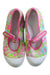 A Multicolour Flats from Jacadi in size 6T for girl. (Back View)