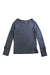 A Grey Long Sleeve T Shirts from Nui Organics in size 6T for girl. (Front View)