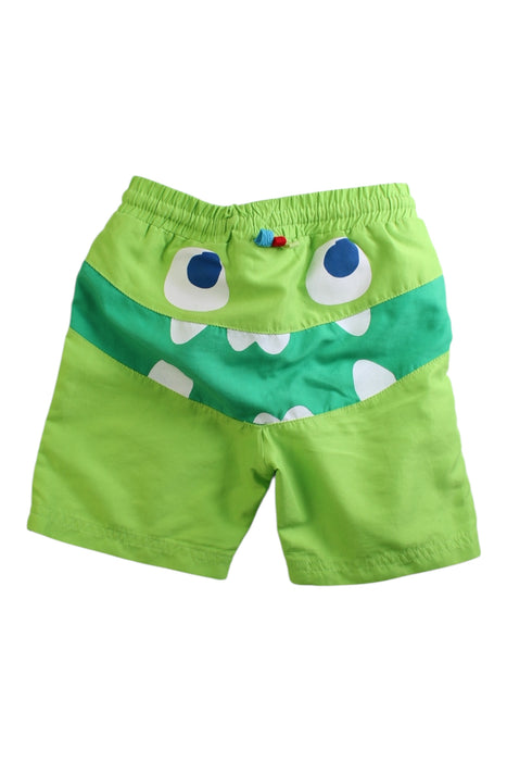 A Green Swim Shorts from tuc tuc in size 5T for boy. (Back View)