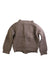 A Taupe Cardigans from Nui Organics in size 6T for girl. (Back View)