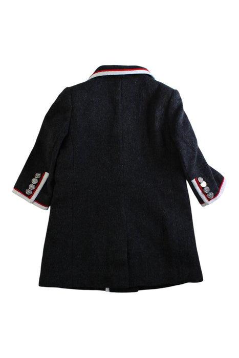 A Black Coats from Nicholas & Bears in size 6-12M for girl. (Back View)