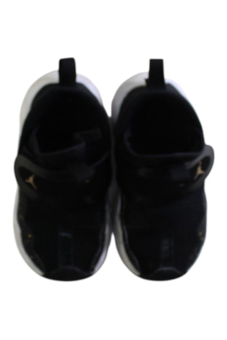 A Black Sneakers from Air Jordan in size 18-24M for girl. (Back View)
