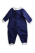 A Navy Floatsuits from Splash About in size 6-12M for boy. (Back View)