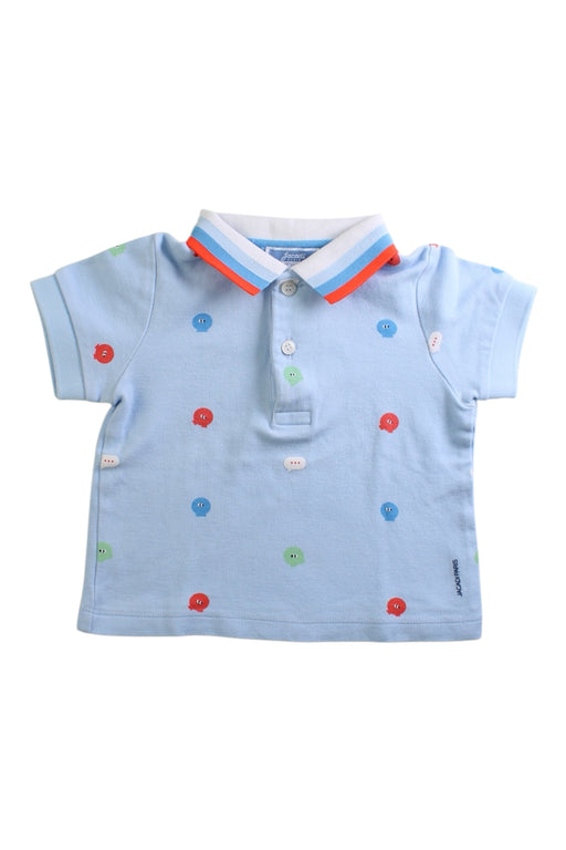 A Multicolour Short Sleeve Polos from Jacadi in size 12-18M for boy. (Front View)