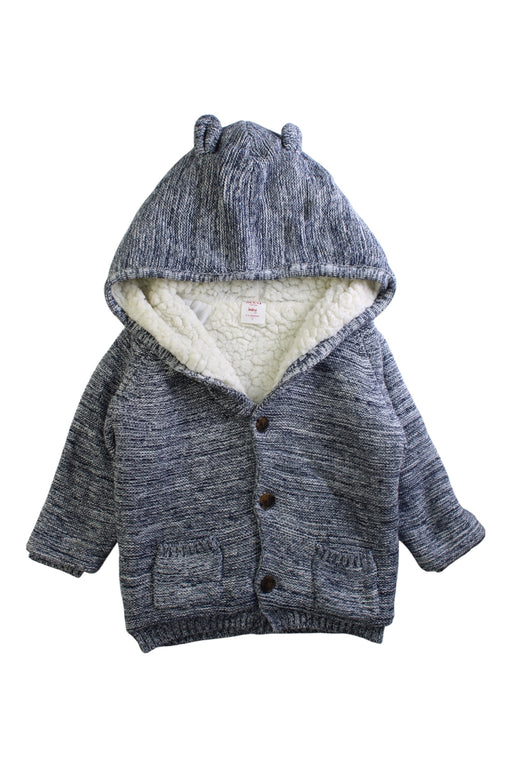 A Grey Lightweight Jackets from Seed in size 6-12M for neutral. (Front View)