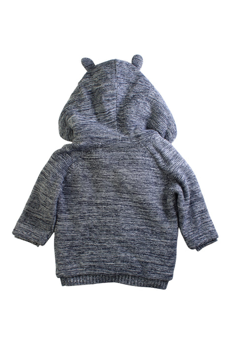 A Grey Lightweight Jackets from Seed in size 6-12M for neutral. (Back View)