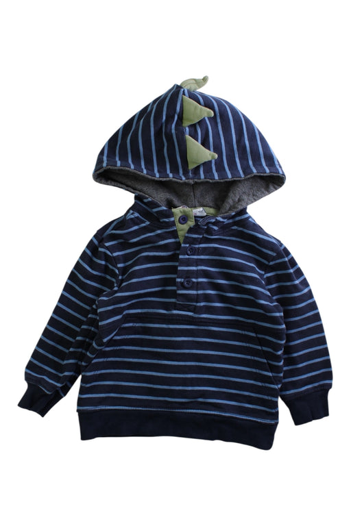 A Navy Hooded Sweatshirts from Tommy Bahama in size 12-18M for boy. (Front View)